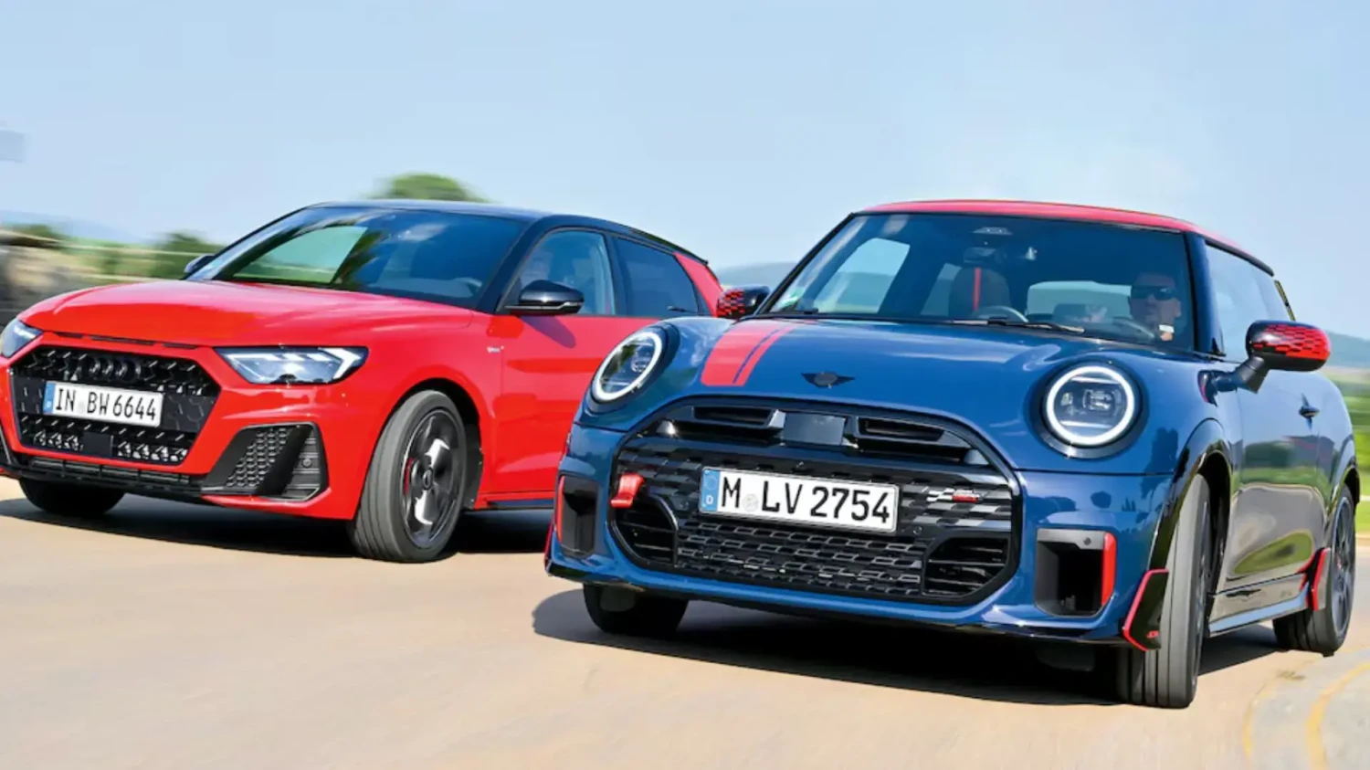 Audi, Audi A1, Enfrentamos al Audi A1 40 TFSI vs. Mini John Cooper Works: urbanos preparados para el circuito
