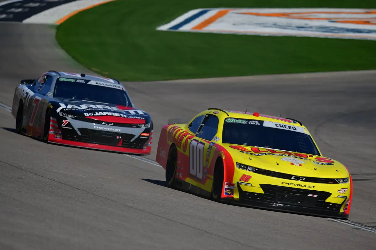 “It scares me,” Sheldon Creed warns NASCAR against EV move in O’Reilly Series