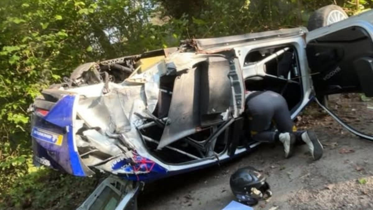 El padre de Verstappen, ileso tras un fuerte accidente