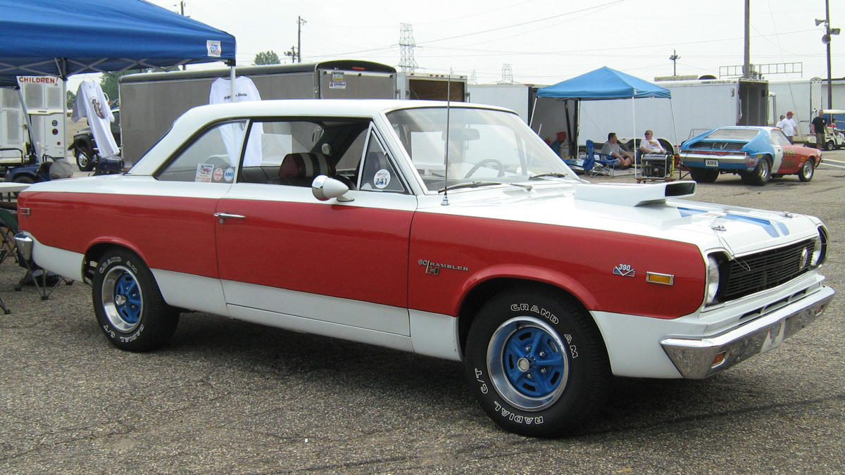 Even though it was compact, the 1969 AMC SC/Rambler stood out with its strong speed