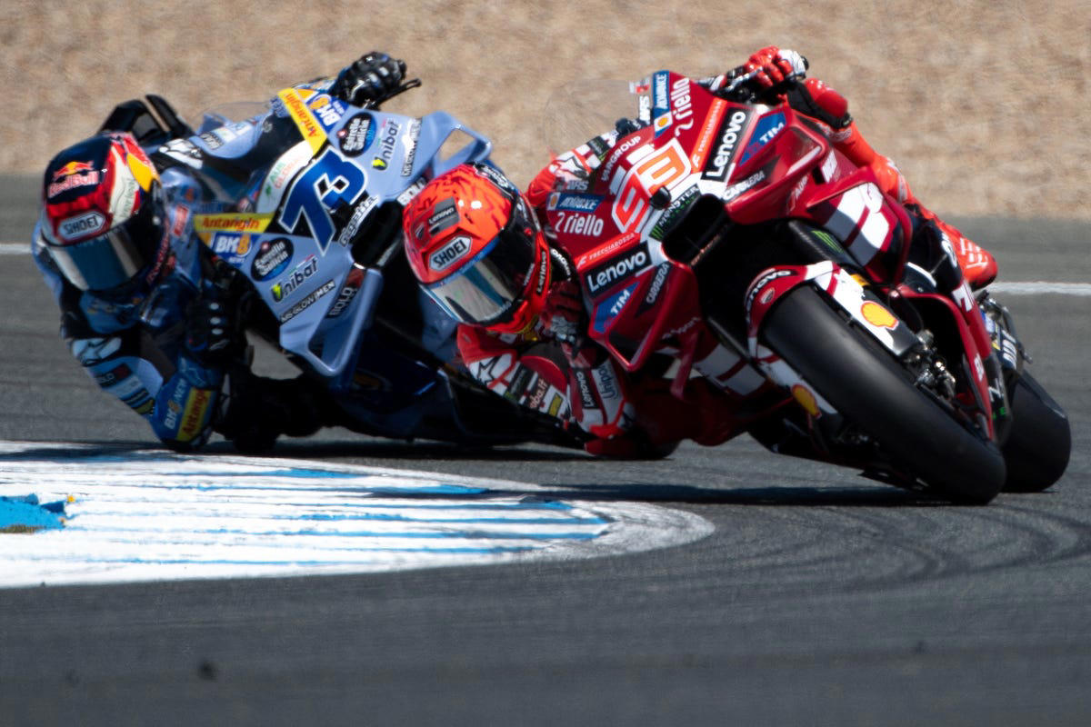 Marc Márquez, contundente tras su accidente con Ducati en el GP de España de MotoGP: "No hay ritmo"