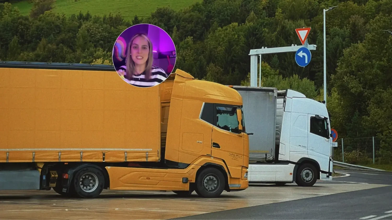 Irene es camionera asturiana y habla claro: "En algunos viajes tengo que parar a mitad de camino para cumplir con el límite de horas"