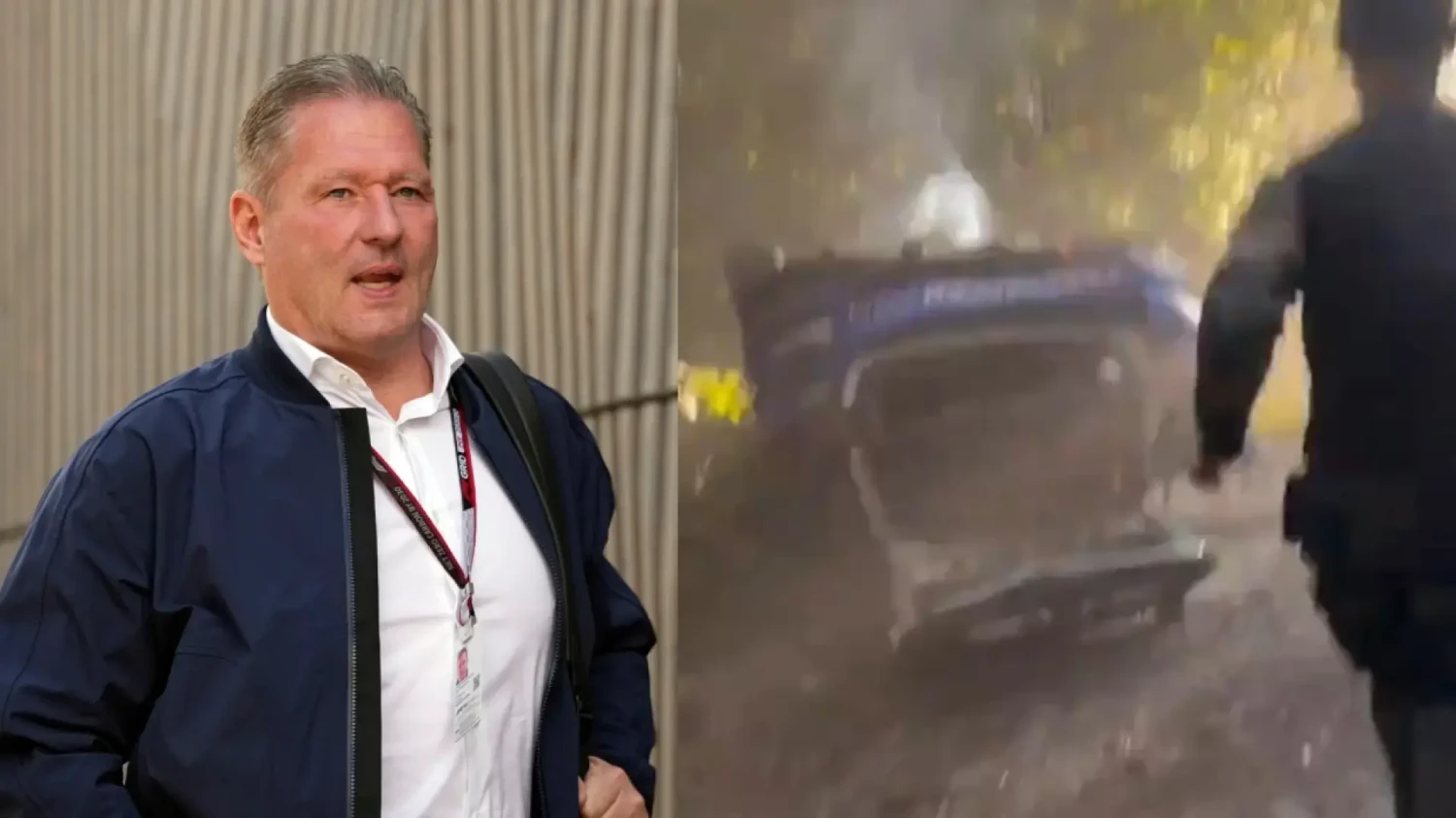 Tremendo accidente del padre de Max Verstappen cuando competía en rallys