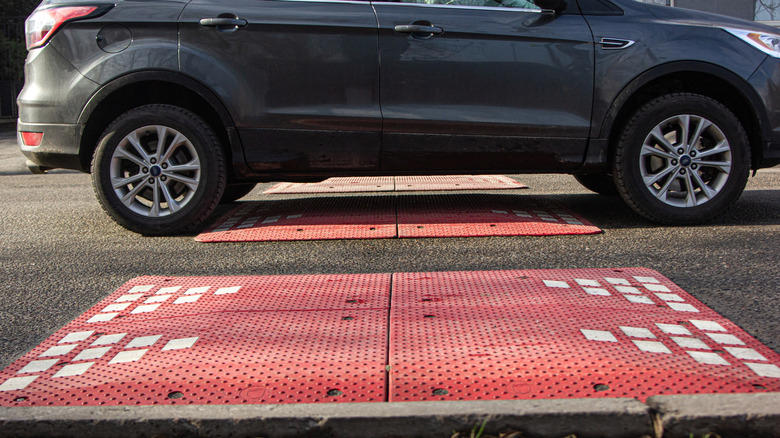 Those gaps in speed bumps actually serve a critical purpose