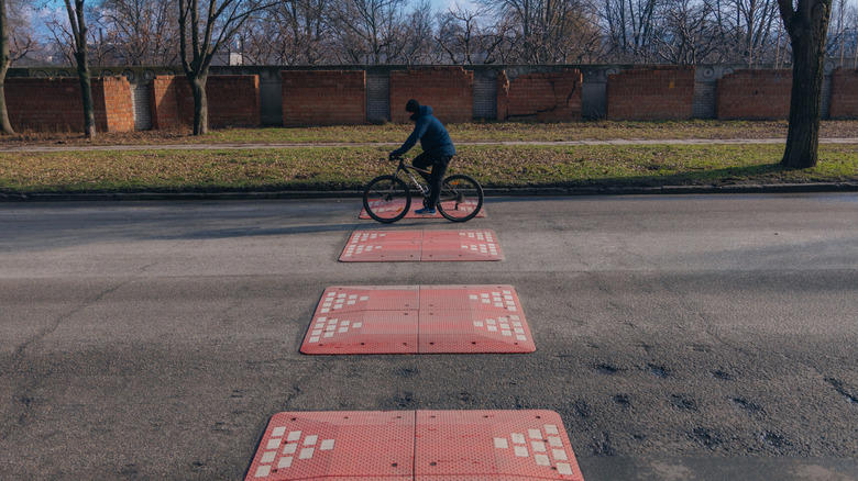 Those gaps in speed bumps actually serve a critical purpose