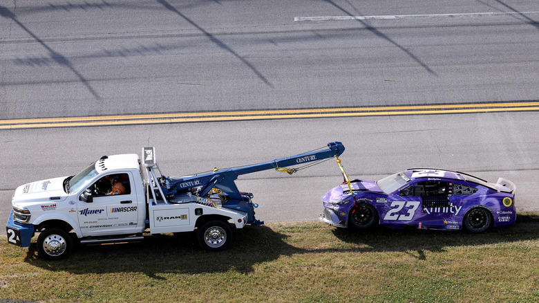 Watch the Talladega big one replay in slow motion