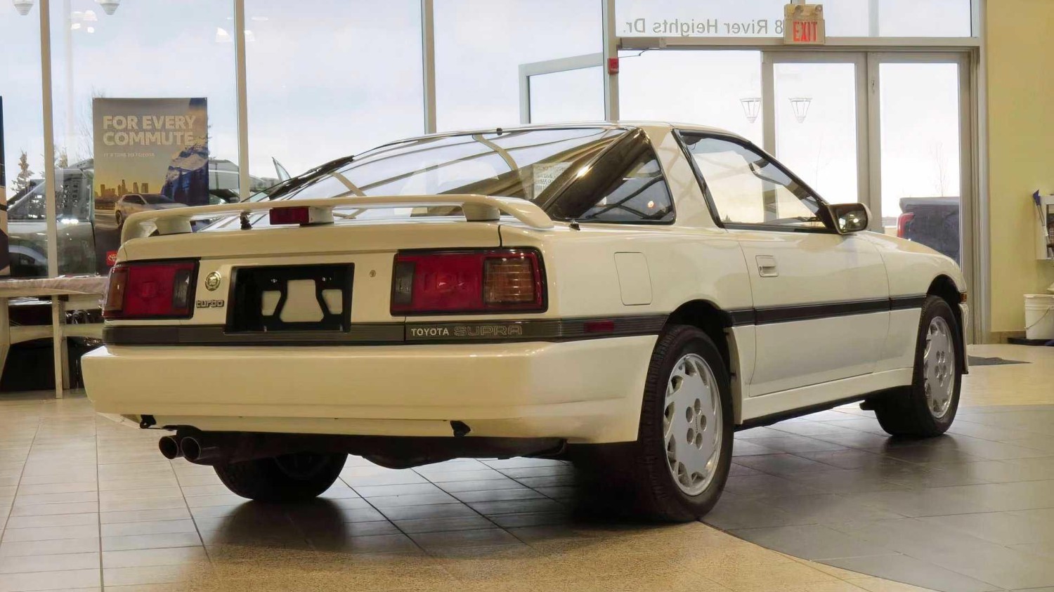 This 1987 Toyota Supra Turbo still wears the tires it left the dealer with