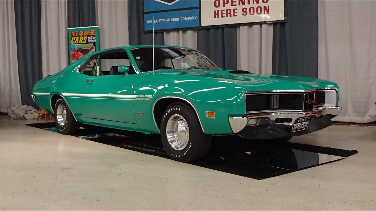 Mercury, The 1970 Mercury Cyclone Spoiler stands out for speed and purpose