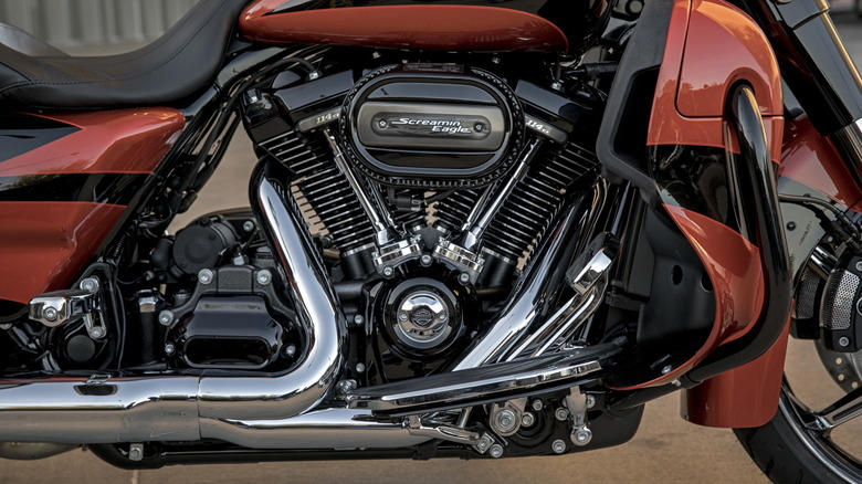 How did the Milwaukee-Eight engine get its name?