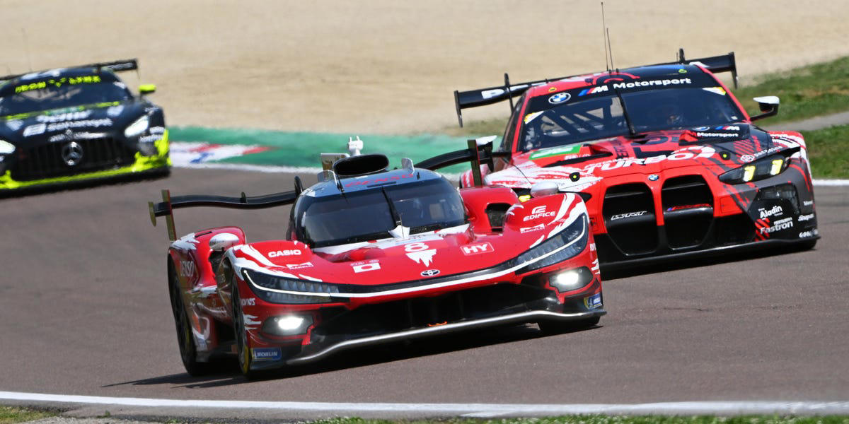 Ferrari, Toyota, Following Ferrari pole, Toyota leads at halfway mark of the 6 Hours of Imola, WEC's season opener