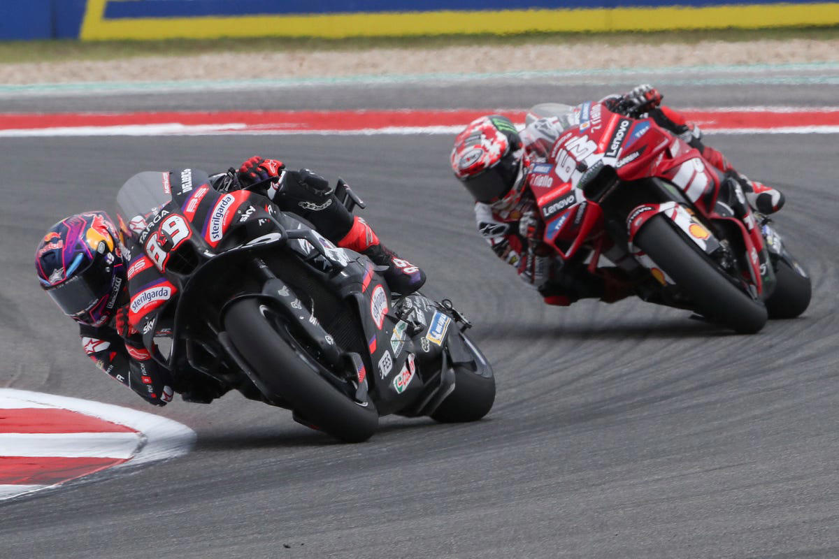 Jorge Martín, tajante ante el ritmo de Marc Márquez y Marco Bezzecchi con Ducati y Aprilia: "Son..."