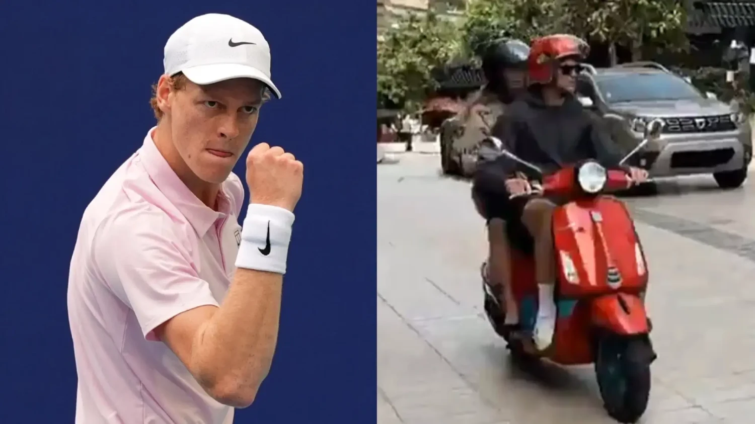 Citroën, Es el tenista número 1 y tiene una colección de coches de ensueño, pero Jannik Sinner también se mueve en una humilde Vespa