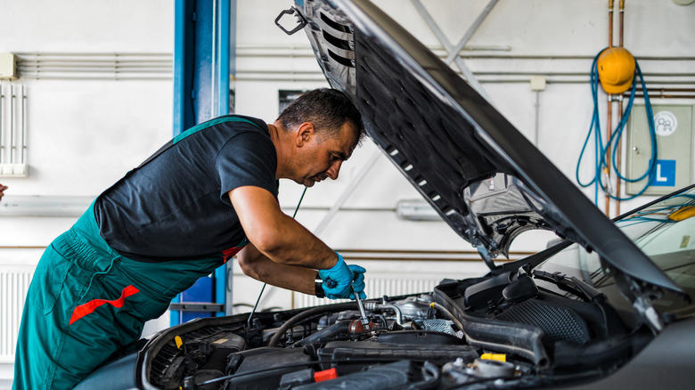 Why do people fill engine blocks with epoxy?