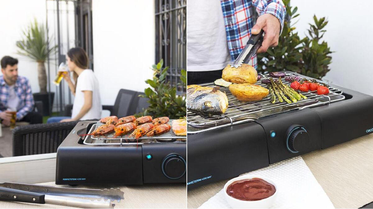 La barbacoa eléctrica de Cecotec que arrasa por su potencia y diseño ligero: cuesta menos de 30 euros