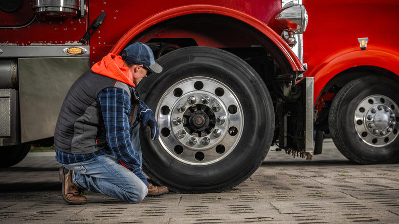 How are semi truck tires different from regular tires?