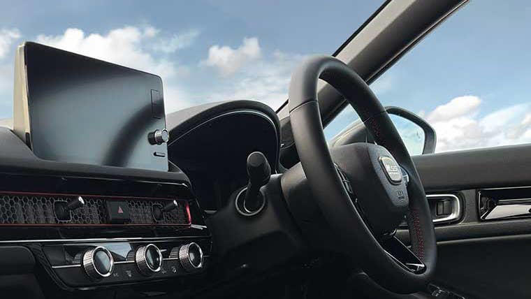 A manual Honda Civic exists, but it looks like a Dodge Challenger