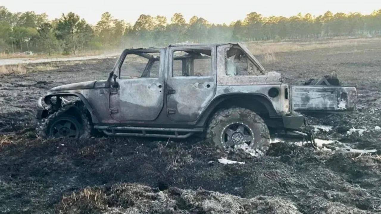 Jeep, Jeep Wrangler, A Jeep Wrangler got stuck and what happened next sparked a wildfire that spread fast
