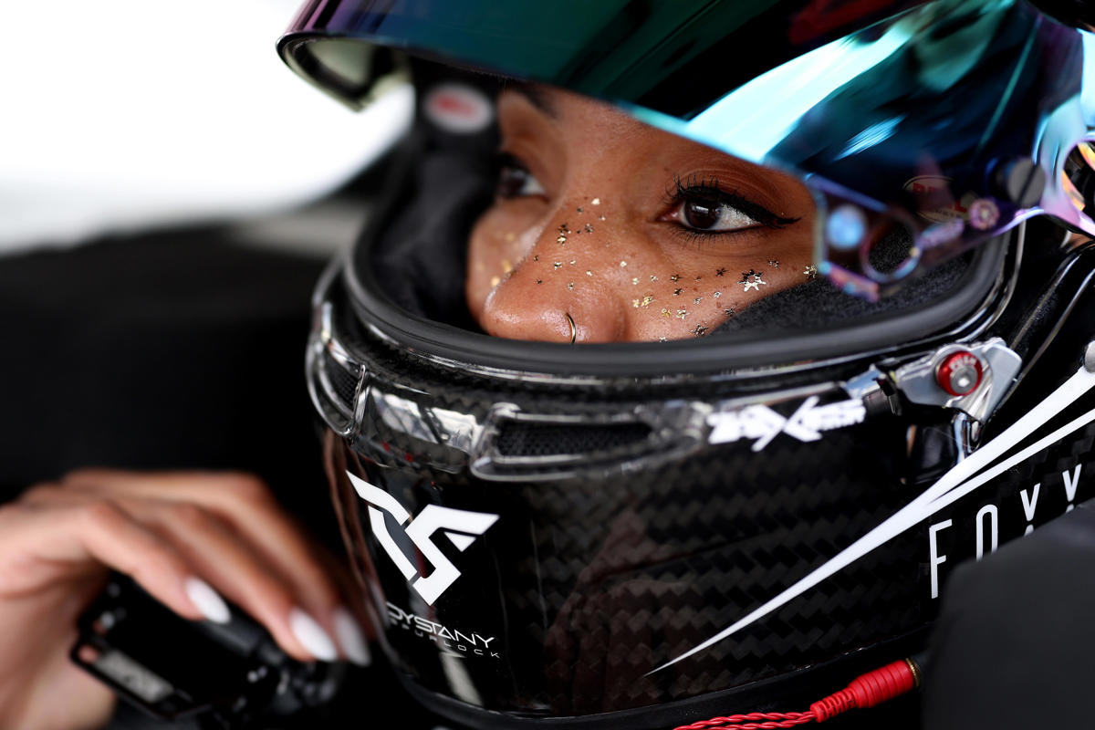 Dystany Spurlock’s road from 18-wheelers to NASCAR as first Black woman driver