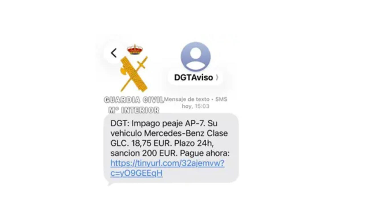 Atención: la Guardia Civil detecta intentos de estafa bancaria usando el nombre de la DGT y este es el truco para no caer