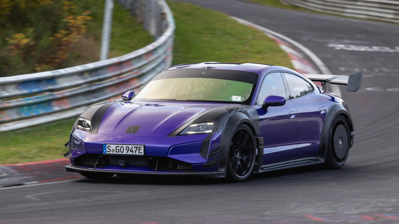 Manthey Racing kit takes the Porsche Taycan Turbo GT to new extremes