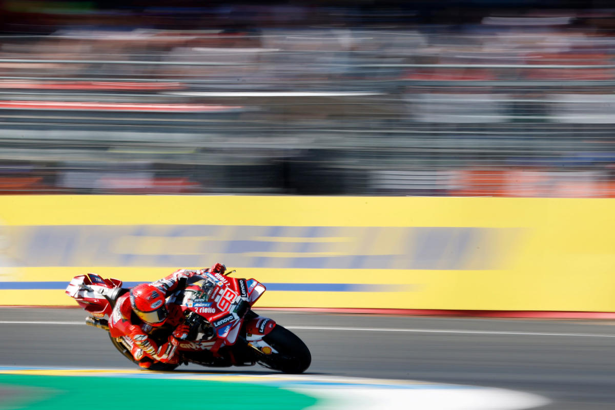 Citroën, Resumen práctica GP Francia MotoGP: resultados y clasificación de Márquez, Martín y Acosta hoy en Le Mans