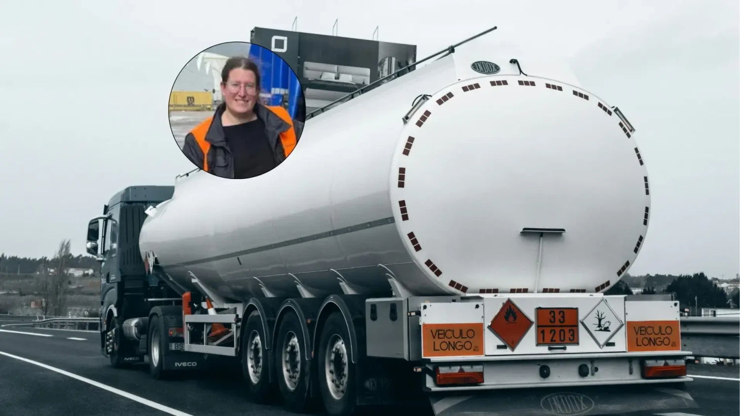 Lidia Solís, camionera asturiana: "Gasto 7.000 euros al mes en gasolina, salgo de casa un lunes y no vuelvo hasta el sábado"