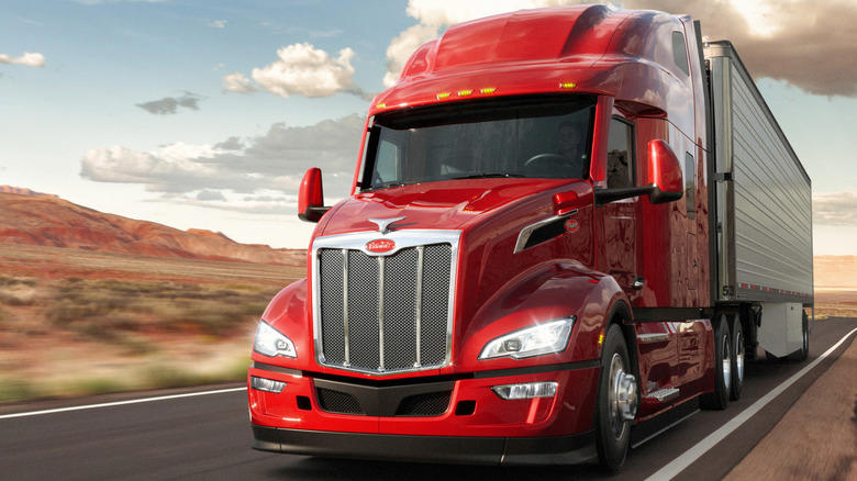 These semi-trucks rely on design as much as driving style to cut diesel consumption