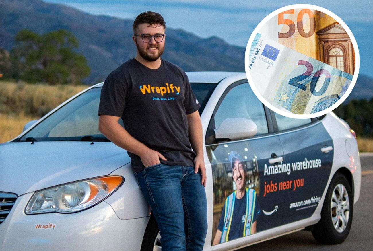 He visto adhesivos publicitarios pegados en los coches: ¿cuánto pagan las empresas por llevarlos? ¿Es rentable?