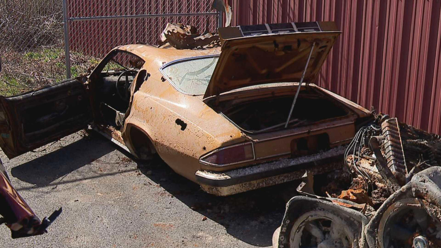 A 1974 Camaro Z28 was just pulled from 55 feet of water—and nobody knows how it got there