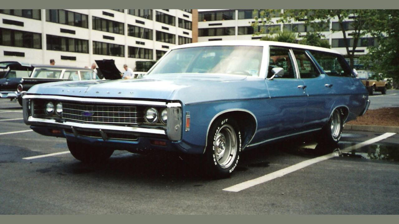 Muscle car power hid inside the 1969 Chevrolet Kingswood 427 family wagon