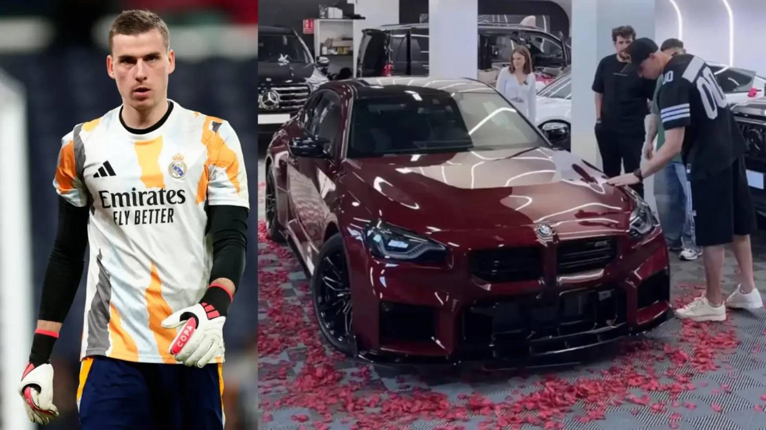 Andriy Lunin, portero del Real Madrid, modifica su BMW M2: 