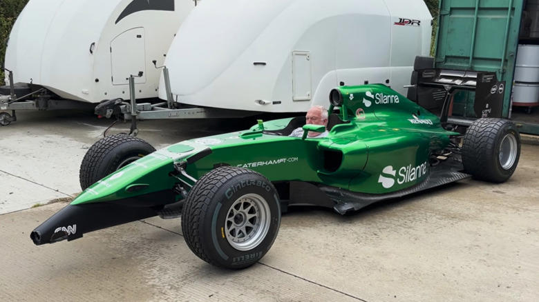 It took a decade to find enough real parts for this home-built F1 car