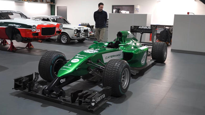 It took a decade to find enough real parts for this home-built F1 car