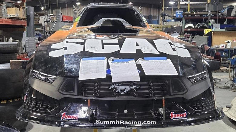 Why this funny car driver is excited about the aftermath of his engine explosion