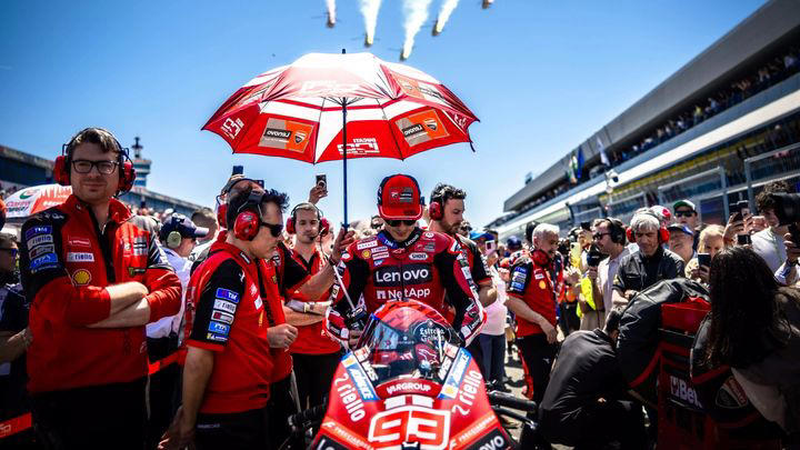 El CEO de Ducati vincula el bajón de la marca en MotoGP a la lesión de Marc Márquez