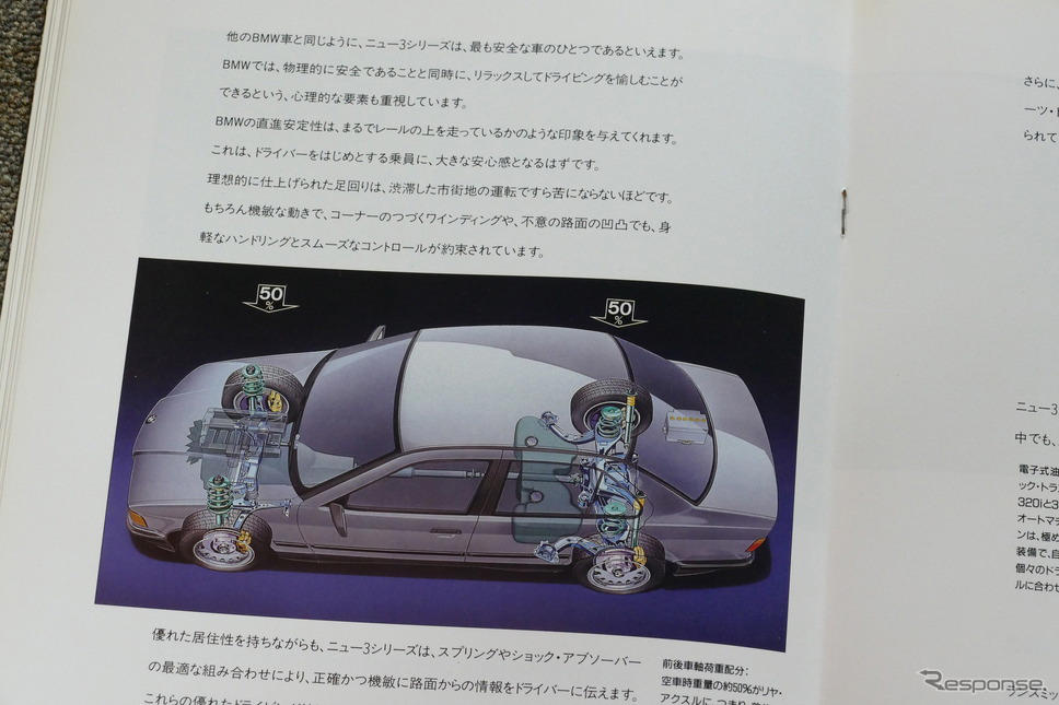 『Z1』由来のサスも搭載した、革新の3代目BMW『3シリーズ』【懐かしのカーカタログ】