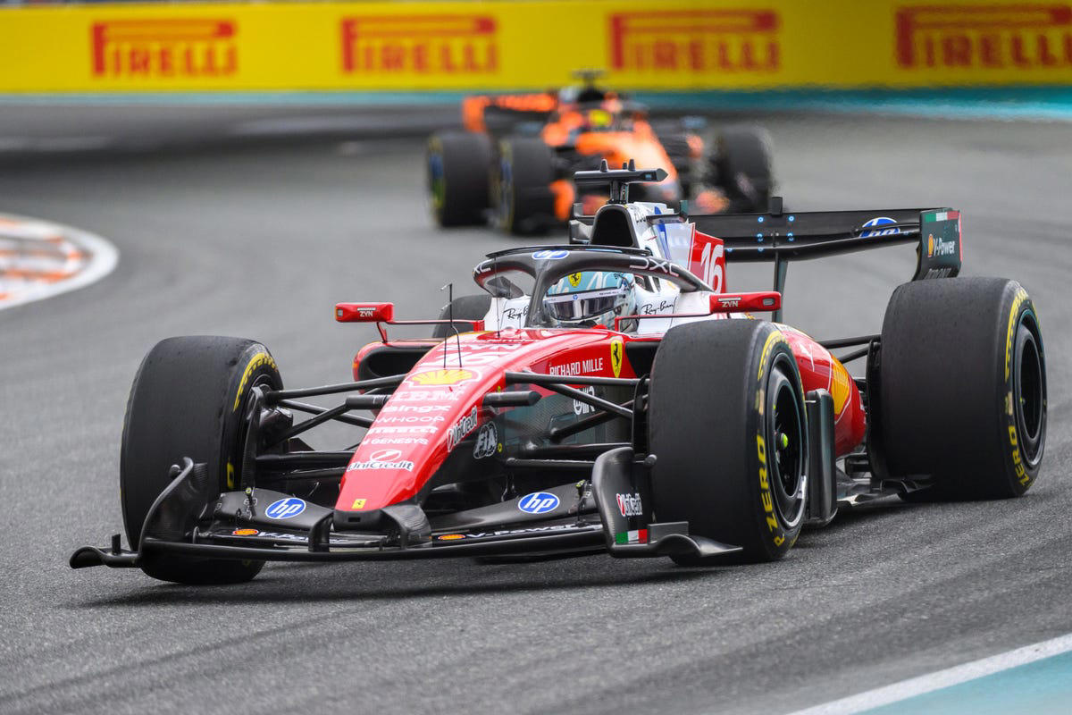 De la gloria al infierno: La FIA sanciona al Ferrari F1 de Charles Leclerc en el GP de Miami