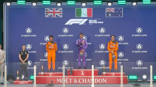 Clasificación del GP de Miami, con Sainz 9º, Alonso 15º y sanción a Leclerc