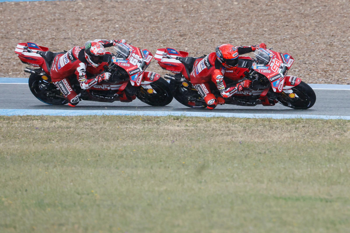 Decepción doble en Ducati