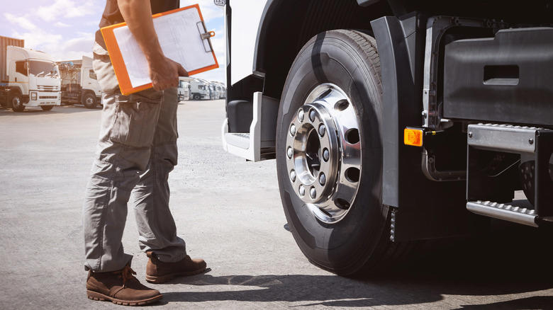 The major difference between semi truck and car tires