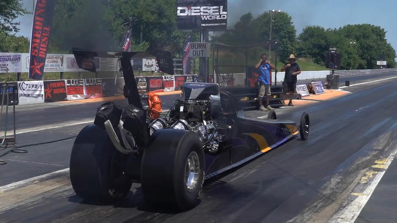 Diesel dragsters might be quicker than you realize