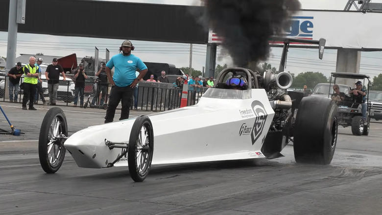 Diesel dragsters might be quicker than you realize