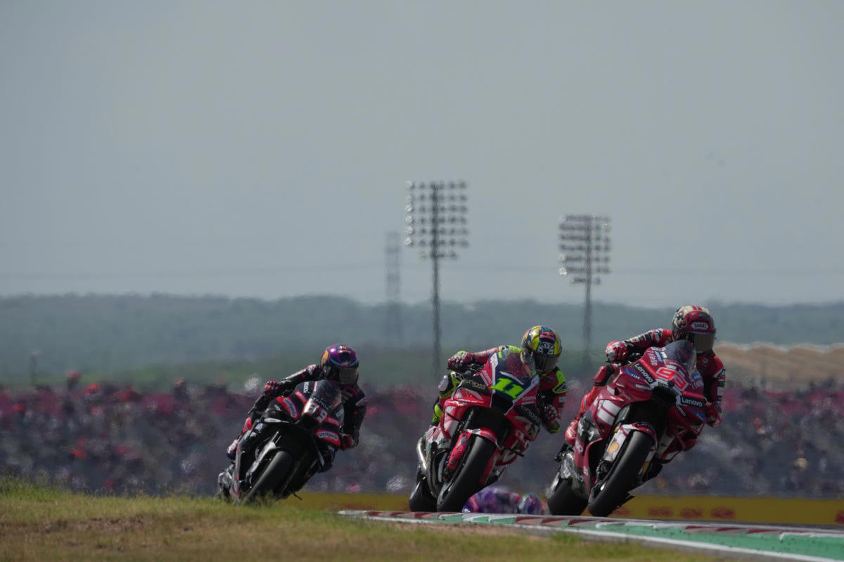 El CEO de Aprilia, sobre el bajón de Marc Márquez con Ducati: "Marco Bezzecchi y Jorge Martín"