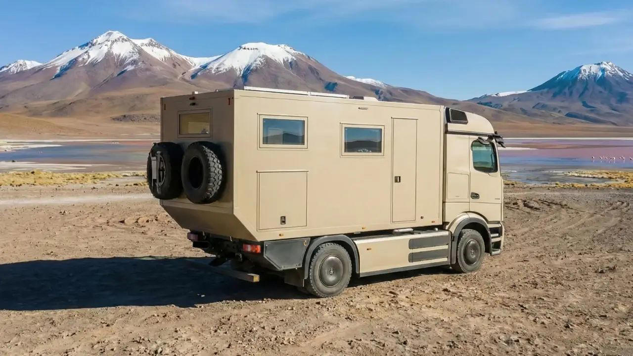 La primera vuelta al mundo en camión eléctrico: un youtuber quiere recorrer 40.000 km con el Mercedes-Benz eActros