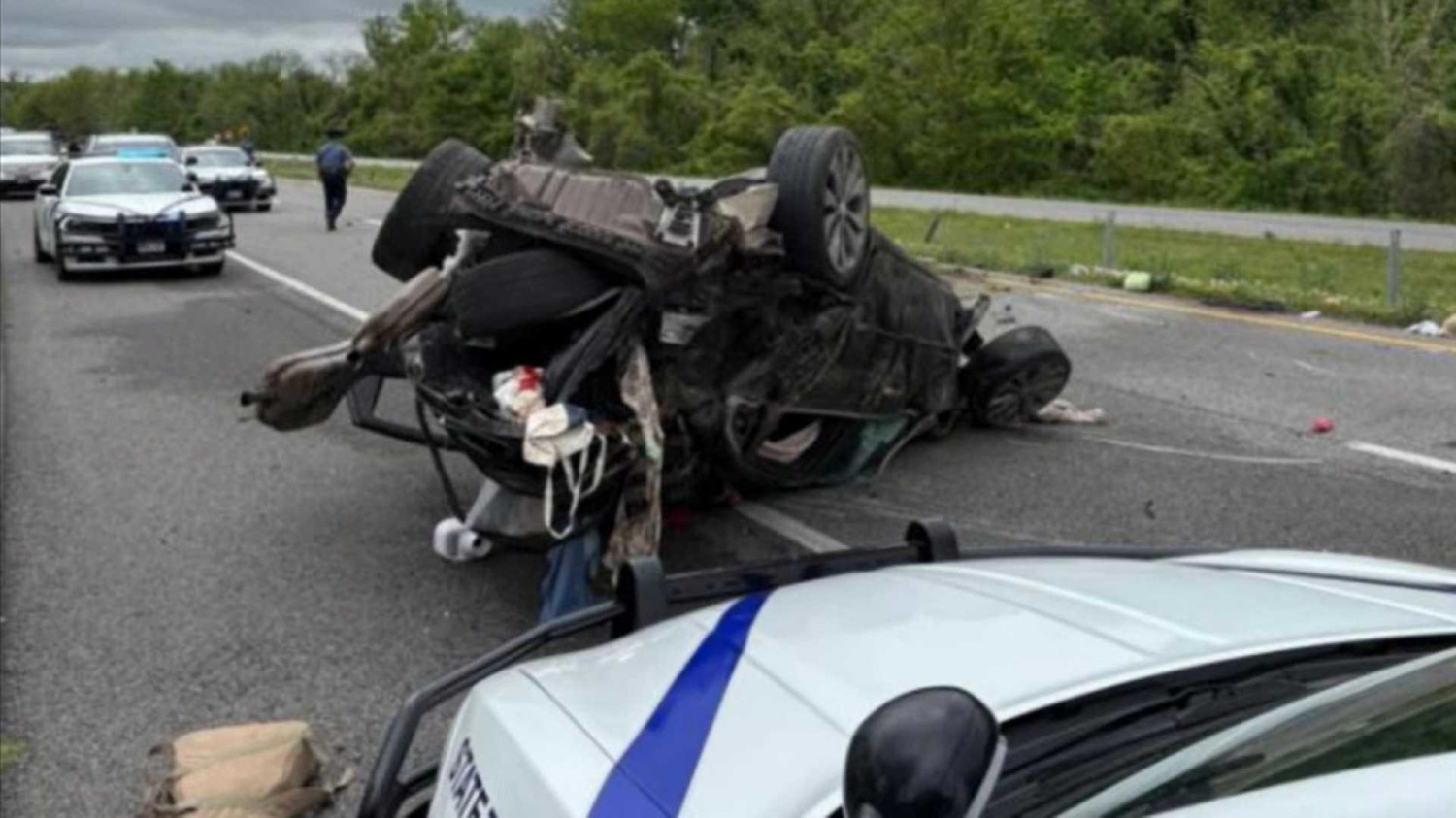 Chevy Malibu loses control and crashes at more than 140 mph
