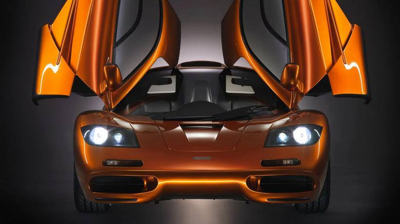 Which classic car had the first butterfly doors?