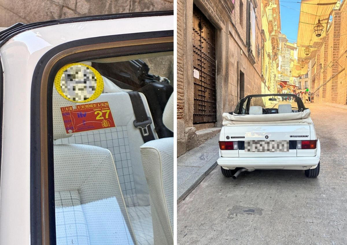 Algunos conductores la llevan, pero pocos saben qué significa esta pegatina amarilla