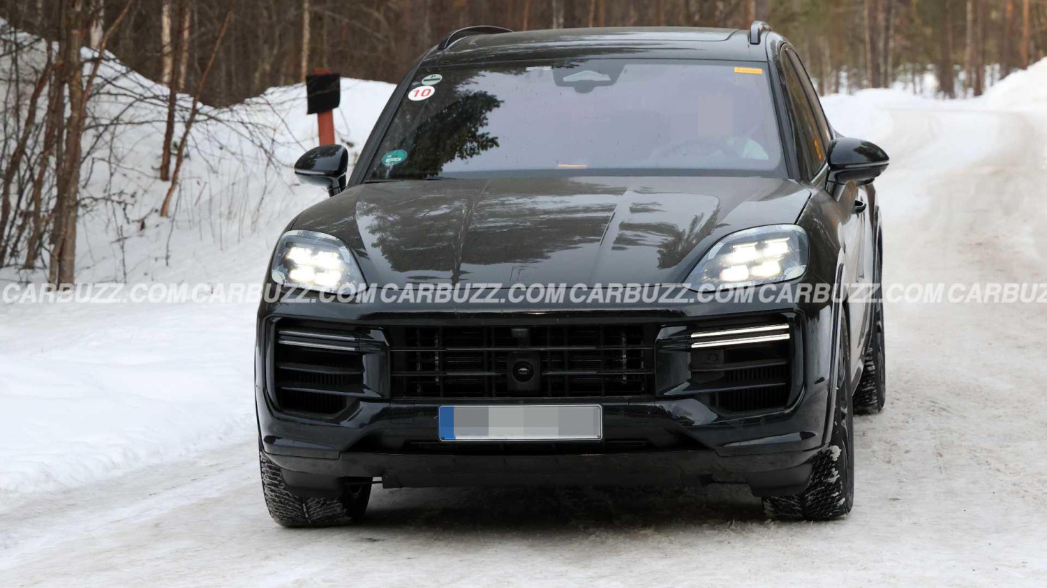 Spied: Porsche's spicy Cayenne refresh looks ready for production