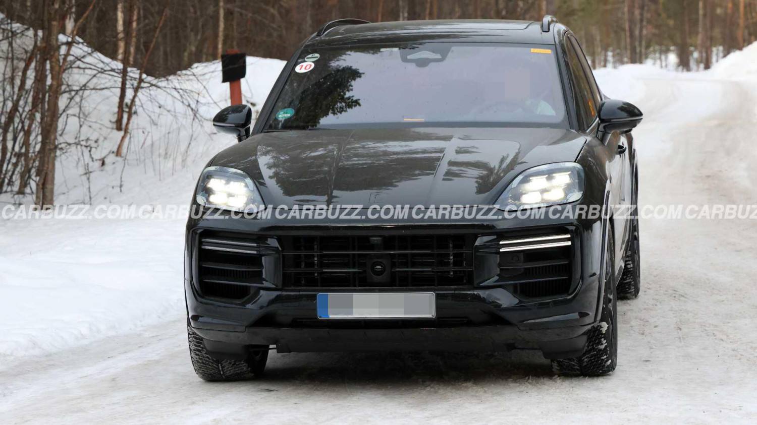 Spied: Porsche's spicy Cayenne refresh looks ready for production