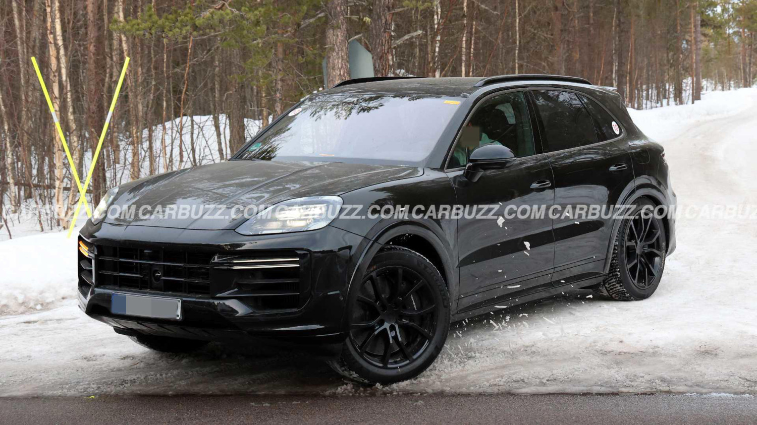 Spied: Porsche's spicy Cayenne refresh looks ready for production